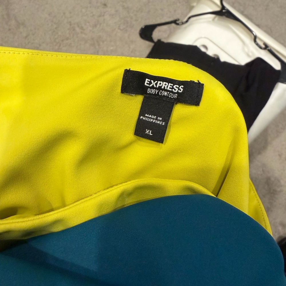 Express Vibrant Yellow Tank Top - Picture 2 of 5